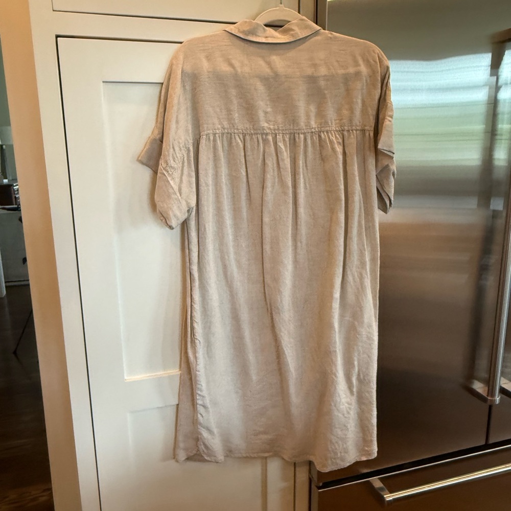 J. Crew Cream Baird McNutt linen Dress - Picture 4 of 11
